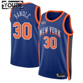 Dječji NBA Dres New York Knicks Julius Randle Nike 2023-24 City Edition Plava Swingman